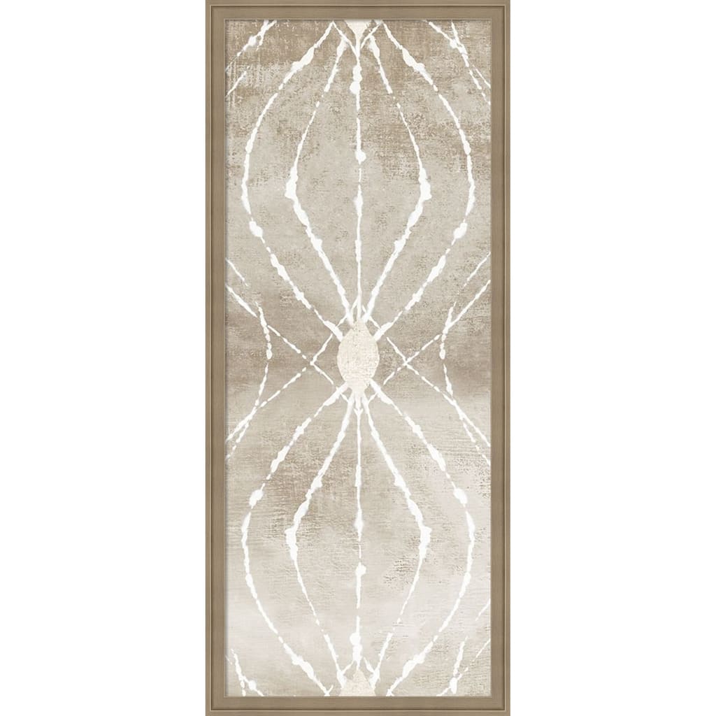 Amanti Art Framed Fabric Pinboard Mesmerizing Geometrics II by Emma Peal Printed Bulletin Board - Board Size 16 x 40