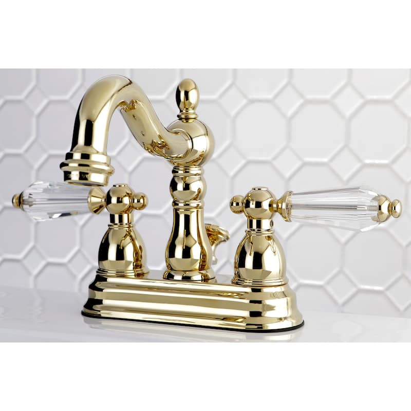 Kingston Brass Wilshire Centerset Bathroom Faucet - Includes Metal