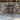 27.5" Square Tempered Glass Bar Height Metal Patio Bar Table