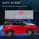 preview thumbnail 3 of 8, 12V Kids Ride-On Land Rover Discovery Sport Electric Car with Remote Control, Adjustable Speed & Realistic Features - Red