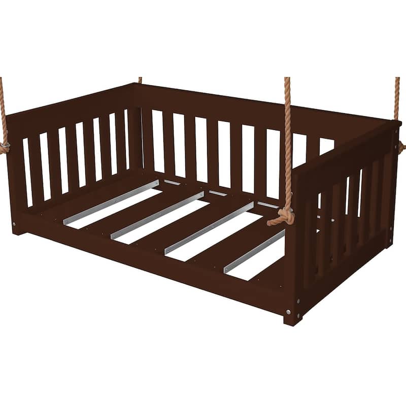 Poly Lumber Deep Seating Mission Swing with Rope - 50" - Tudor Brown