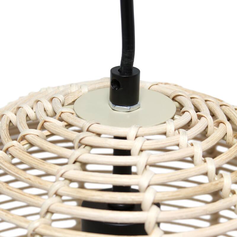 60 in. 1 Light Natural Globe Pendant