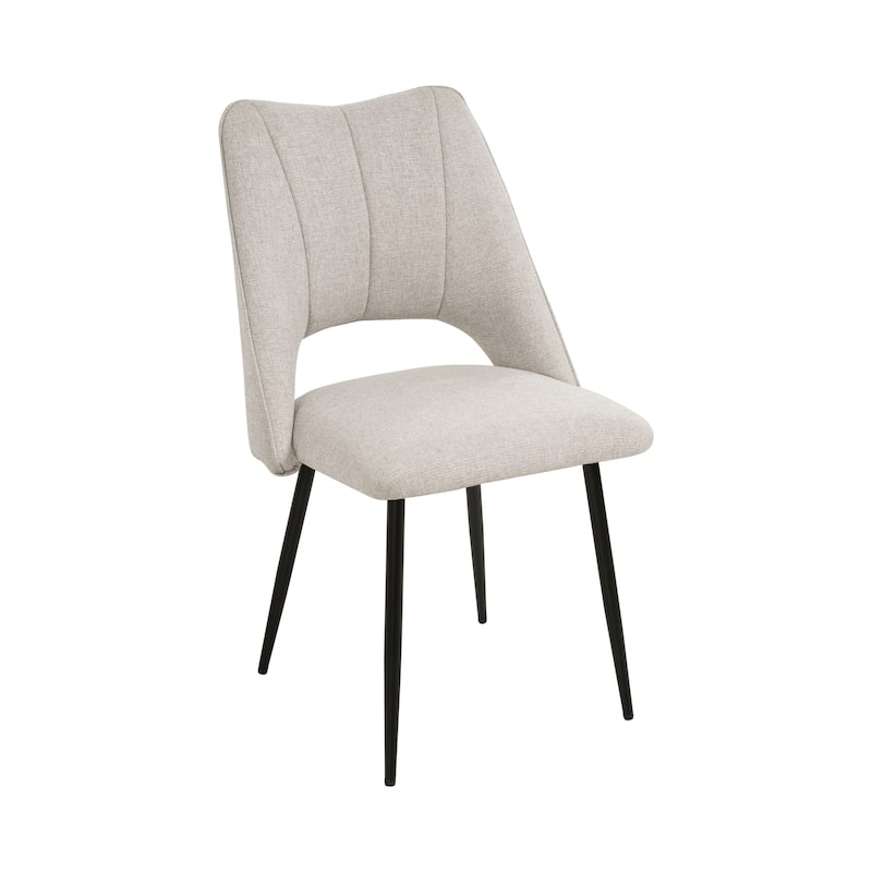 4-Chair Set Modern Dining Chair with Metal Legg & Adjustable Feet