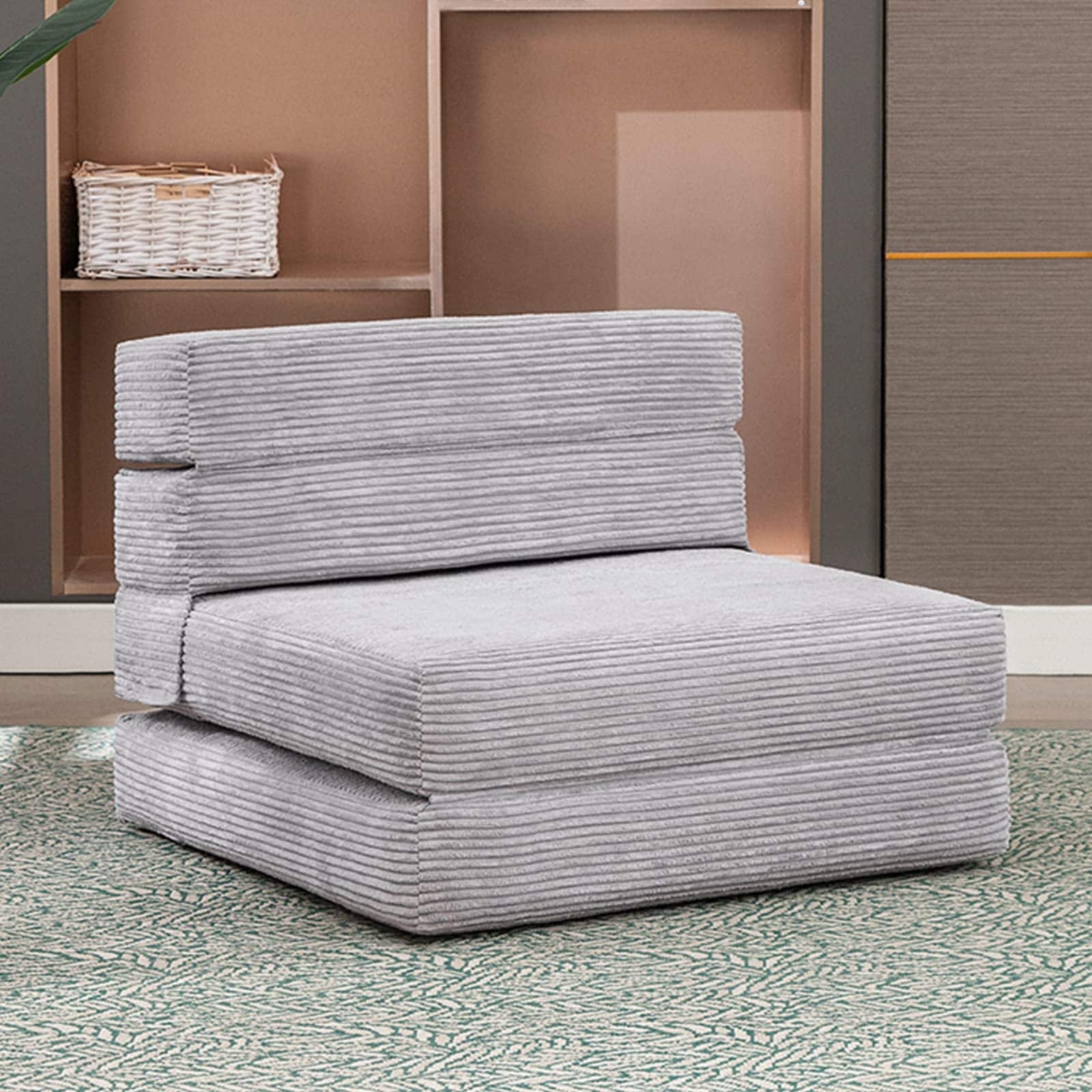 Tri fold chair sleeper top