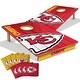 preview thumbnail 1 of 5, Kansas City Chiefs NFL Tailgate Cornhole Board Set Include Carrying Case