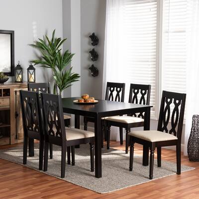 Cherese Modern and Contemporary 7-Piece Dining Set