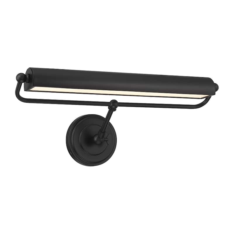 Crystorama Lighting Group MLR-202 Miller 11" Tall LED Wall Sconce - Matte Black