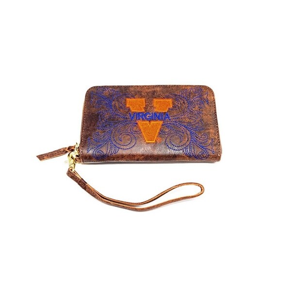Gameday Wristlet Womens College Virginia Cavaliers Brass VA-WR021-1 ...
