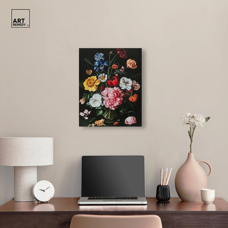 Violet Vignette I Canvas by Art Remedy, Gallery Wrapped