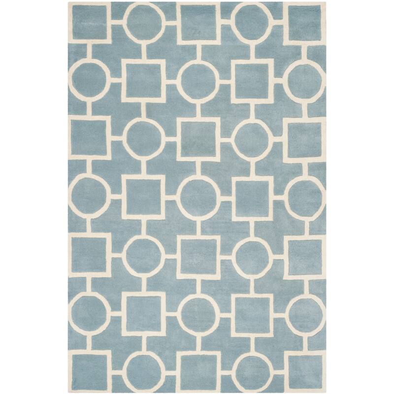SAFAVIEH Handmade Chatham Alkinoi Modern Moroccan Wool Rug