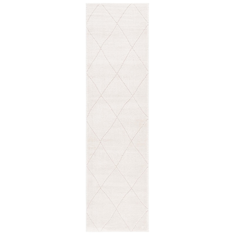 SAFAVIEH Melody Glenda Moroccan Rug - 2'2" x 8' Runner - Ivory/Beige