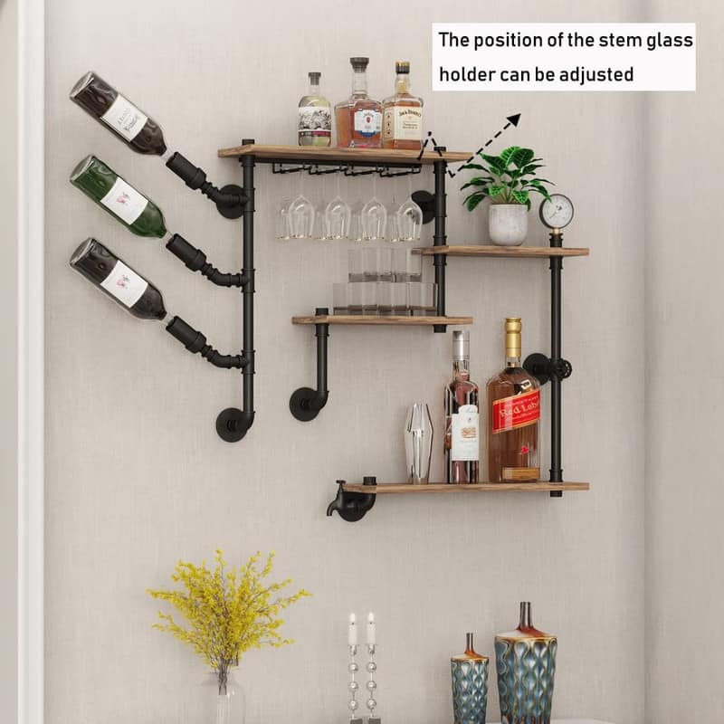 Wall Bar Shelves