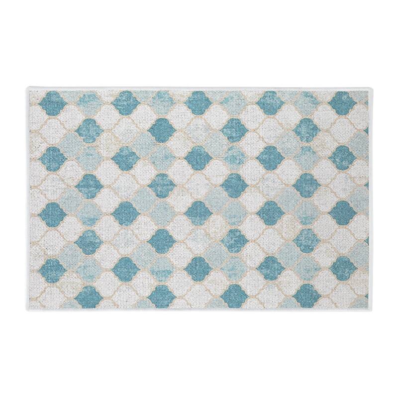 SussexHome Non-Skid Ultra-Thin Area Rugs for Laundry Room, Entryway, Bathroom and Kitchen - Washable Multipurpose Floor Mat