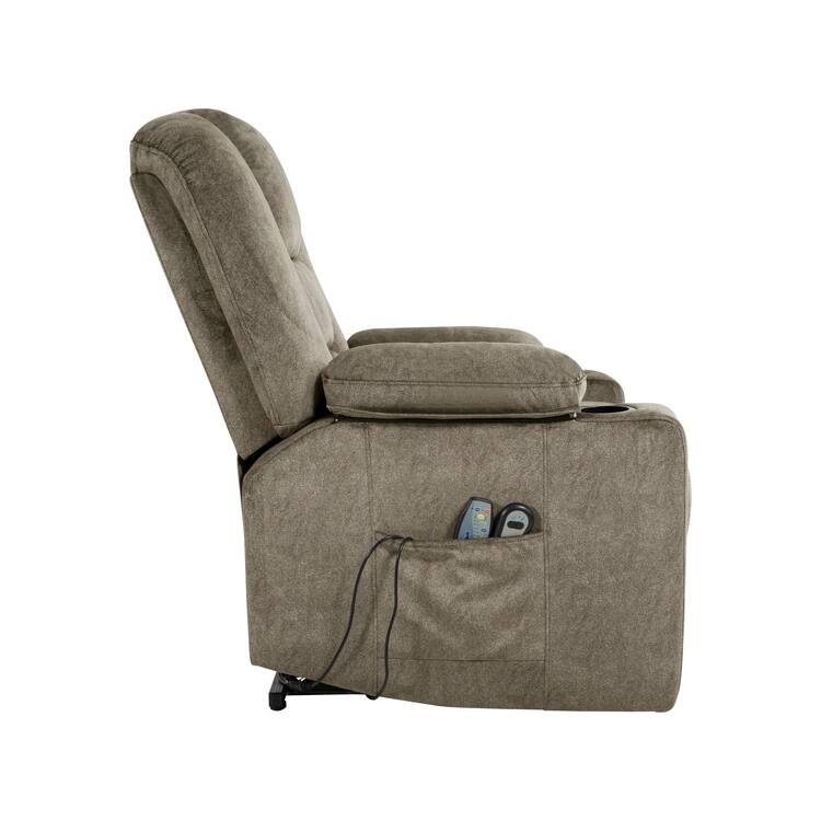 Plush Power Lift Recliner Chair with Massage and Heat