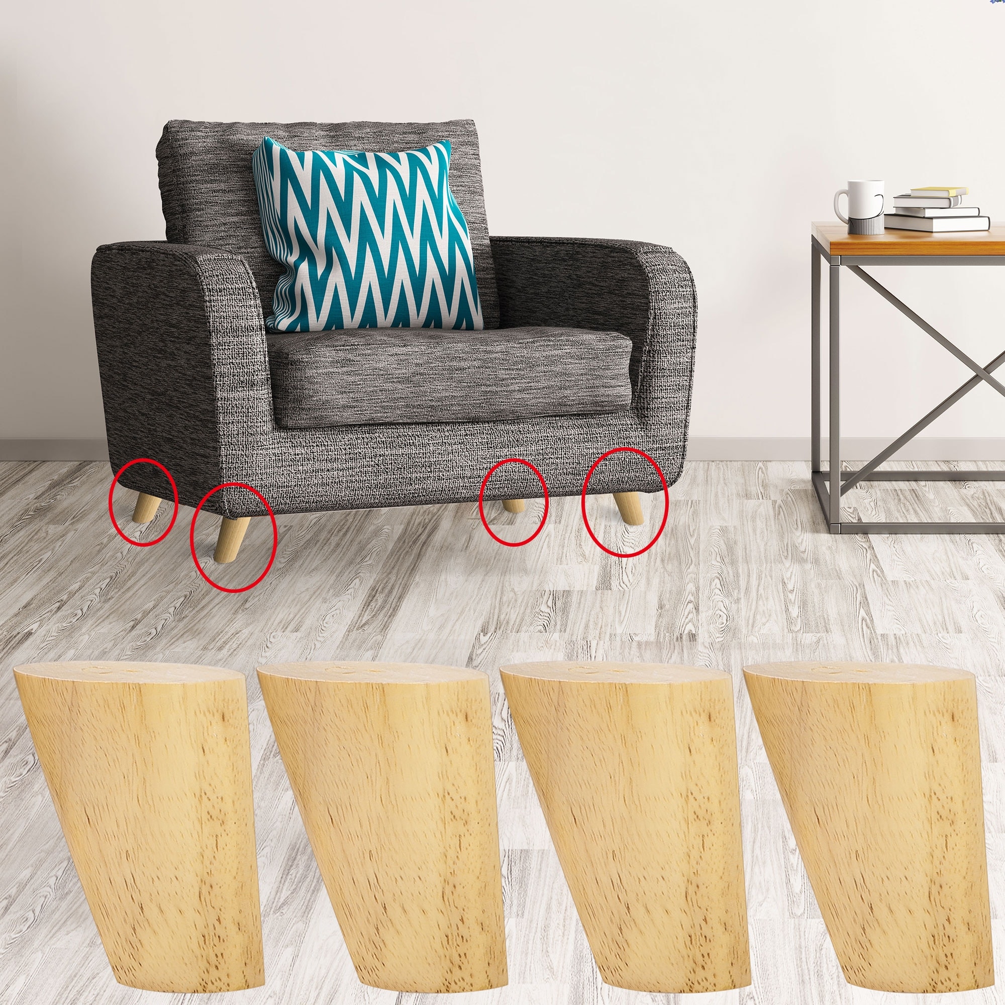 Angled wooden new arrivals furniture legs