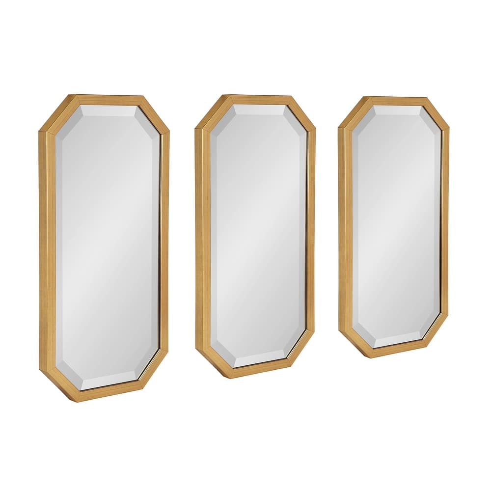 Kate and Laurel Laverty Octagon Accent Mirror Set - 3 Piece