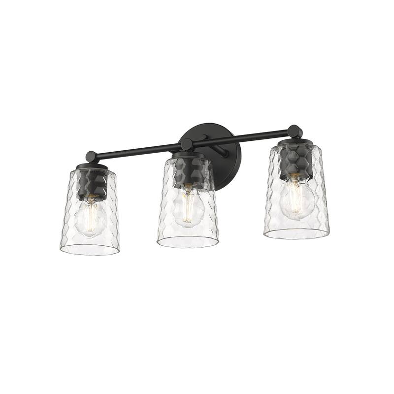 Millennium Lighting Ashli 2/4 Light Vanity Light with Clear Honeycomb Glass Shades
