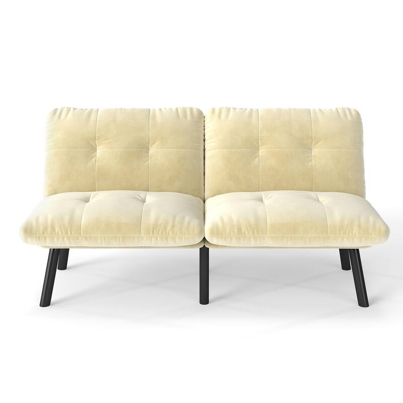 Convertible Folding Modern Sofa Bed, Back-Adjustable Sofa