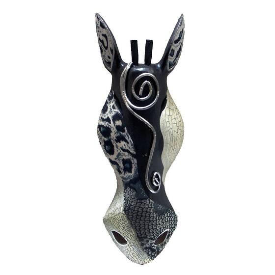 Shop Abstract Black White Giraffe African Safari Wall Mask