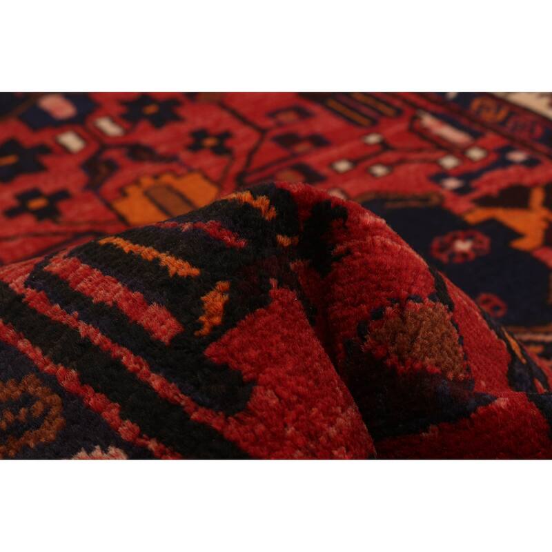 ECARPETGALLERY Hand-knotted Anadol Red Wool Rug - 3'3 x 10'0