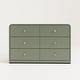 preview thumbnail 22 of 52, Storkcraft Santos 6 Drawer Dresser