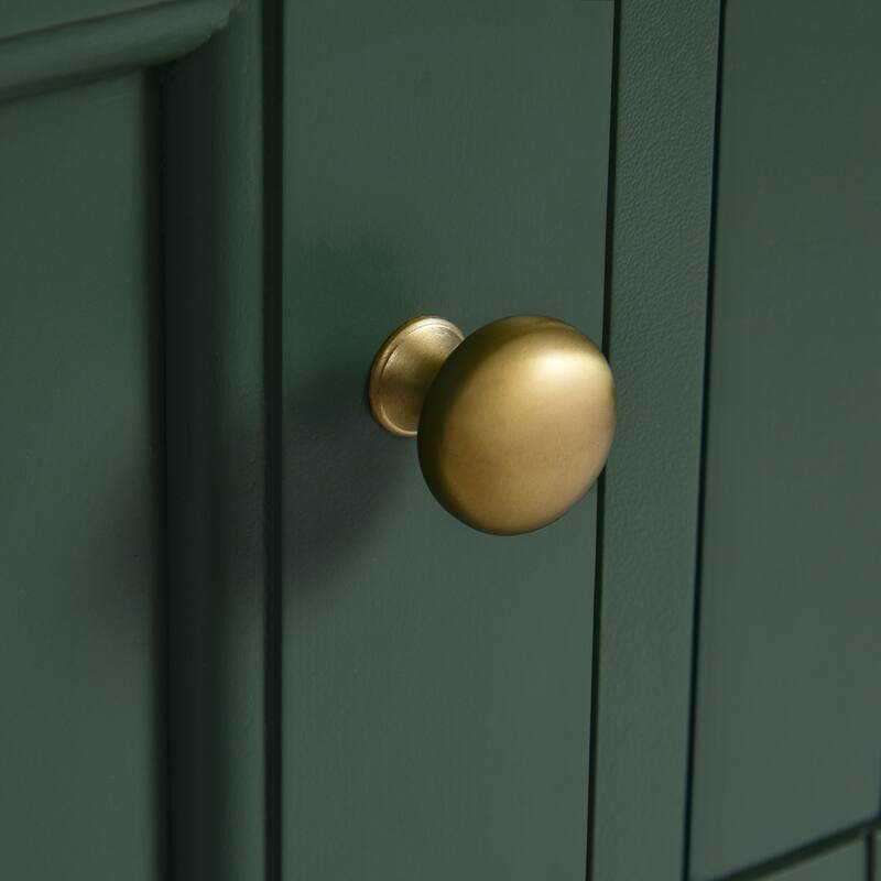 36 Inch Bathroom Vanity with Sink, Freestanding Cabinet with 2 Drawers, Tip-Out Drawer, Soft-Close Door & Resin Basin