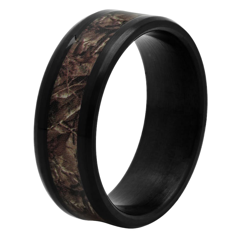 Steel Nation Stainless Steel Camouflage 8mm Band