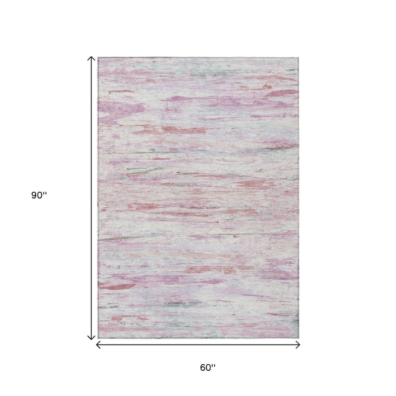 HomeRoots Abstract Transitional Rectangle Outdoor Rug