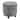 Gymax Round Storage Ottoman Linen Fabric Upholstered Footrest Stool w/
