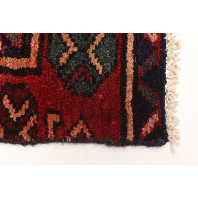 ECARPETGALLERY Hand-knotted Konya Anatolian Red Wool Rug - 3'4 x 7'10