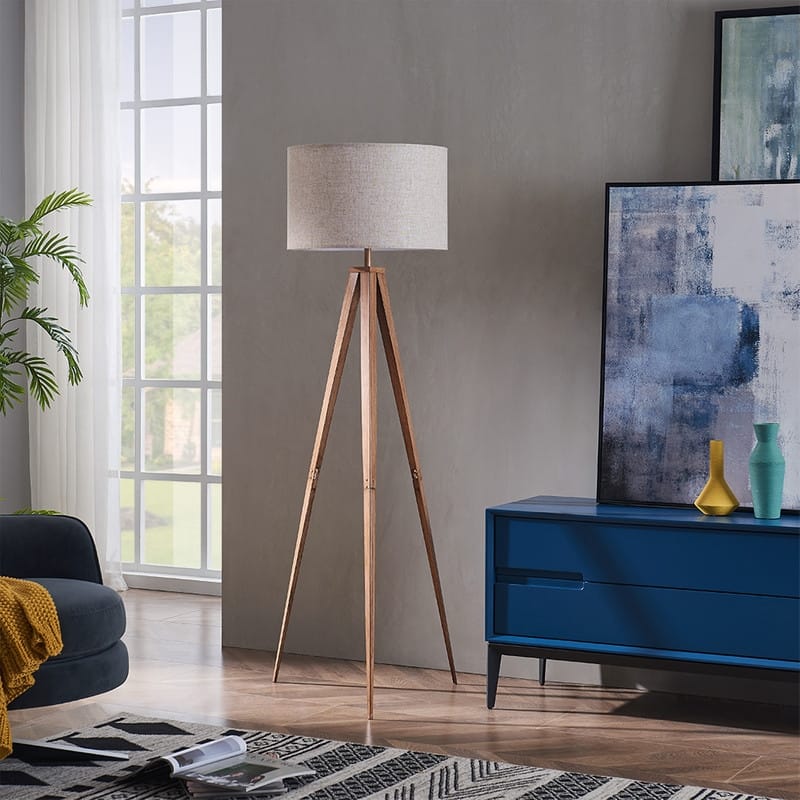 ROSEN GARDEN Floor Lamp, Modern Reading Light, Bulb Not Included
