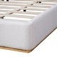 preview thumbnail 11 of 35, Christopher Knight Home - Aurelius Boucle Upholstered Bed Frame with Solid Rubberwood Base and Wingback Headboard