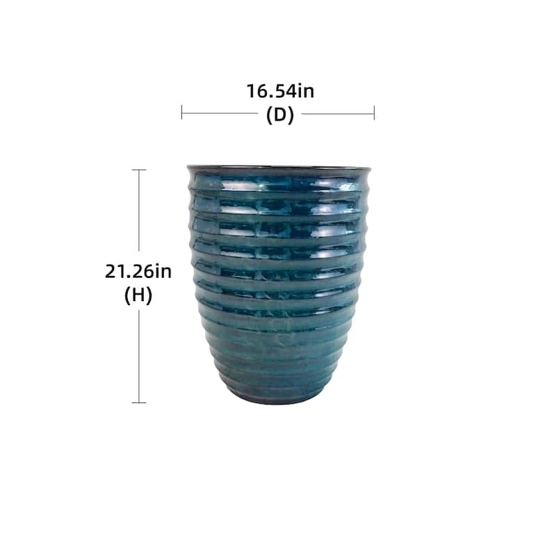 Ceramic Flowerpot, Modern Planter for Patio, Garden, Windowsill