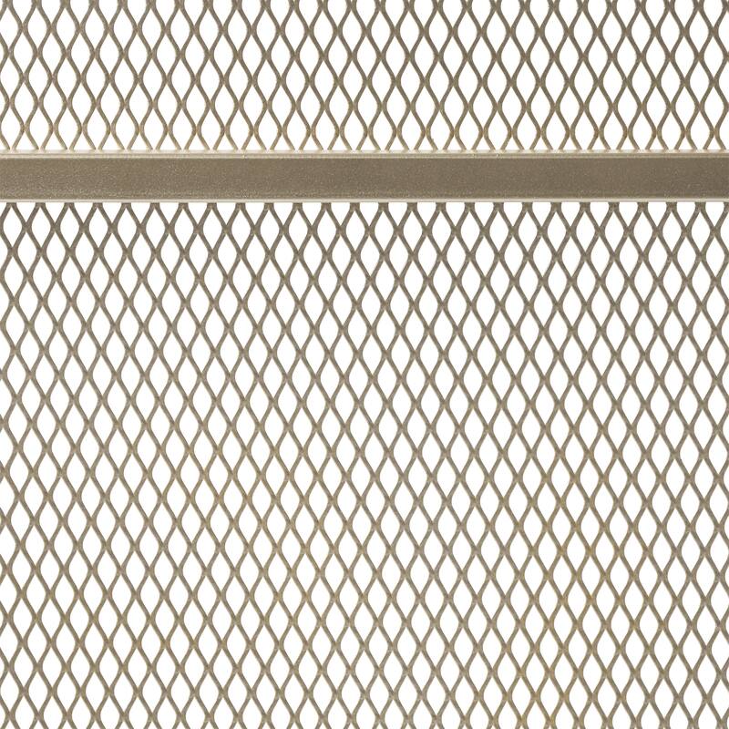 Roomfitters Minimalist Fireplace Screen, Single-Panel Design with Sleek Frame and Durable Mesh for Stylish, Functional Fireplace