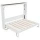 preview thumbnail 22 of 58, GDFStudio - Modern Wooden Murphy Bed Cabinet with LED Light and Desk