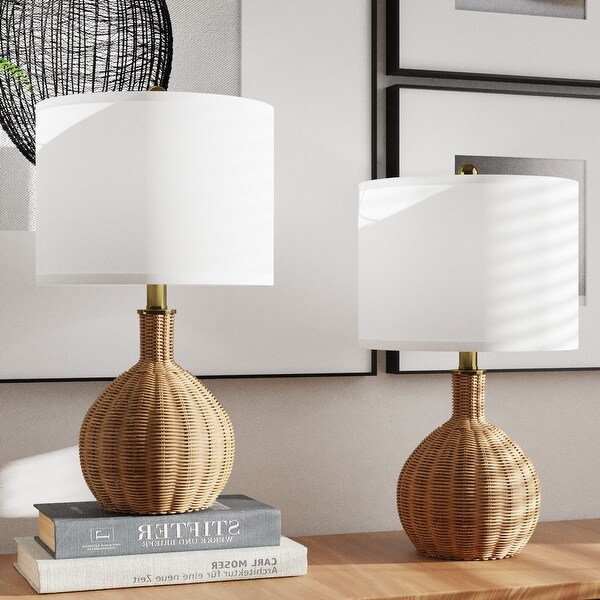 22 Brown Rattan Bedside Table Lamps On Sale Bed Bath Beyond 37222857