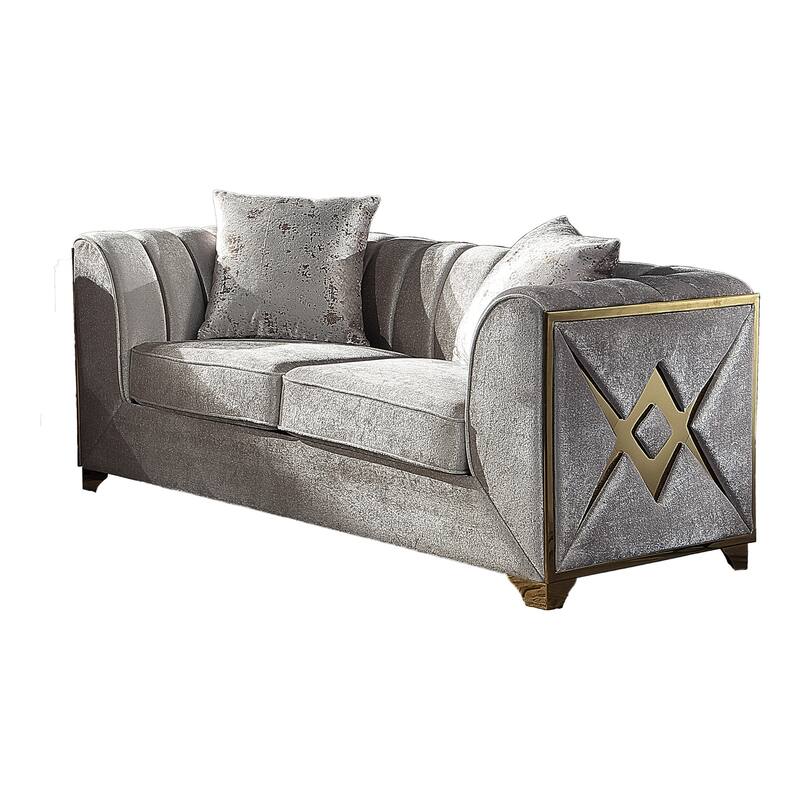 Velencia Contemporary Style 2PC/3PC Living Room Sets Made with Wood