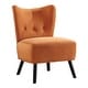 preview thumbnail 11 of 28, Lapis Velvet Accent Chair Orange