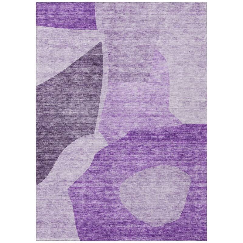 HomeRoots Abstract Transitional Rectangle Outdoor Rug