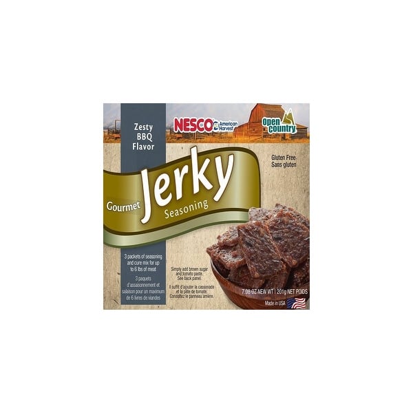 Nesco Zesty BBQ Flavor Gourmet Jerky Spice Sealed Pouches Bed Bath