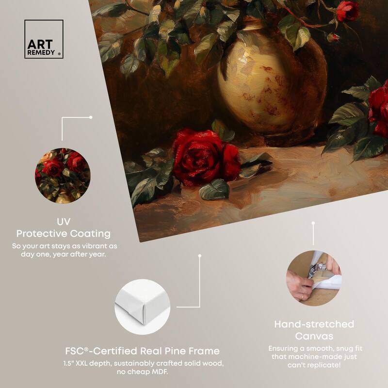 Lavish Lily Lament Canvas by Art Remedy, Gallery Wrapped