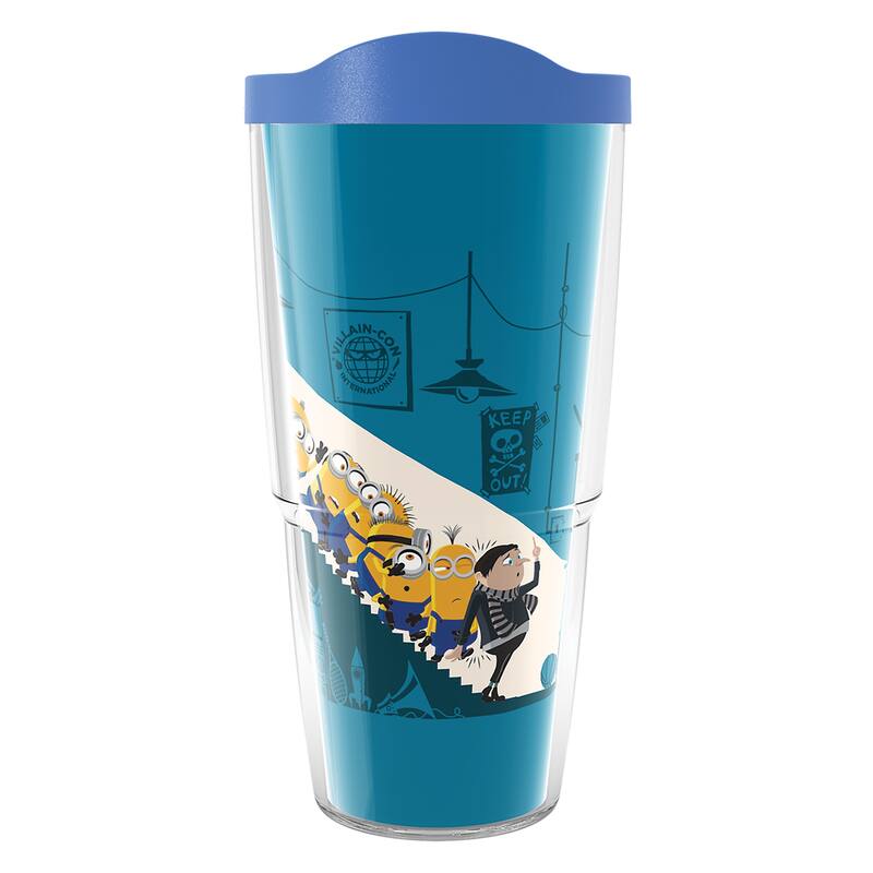 Tervis Despicable Me Minions The Rise of Gru Basement Made in USA Double Walled Insulated Travel Tumbler, Classic - 24oz