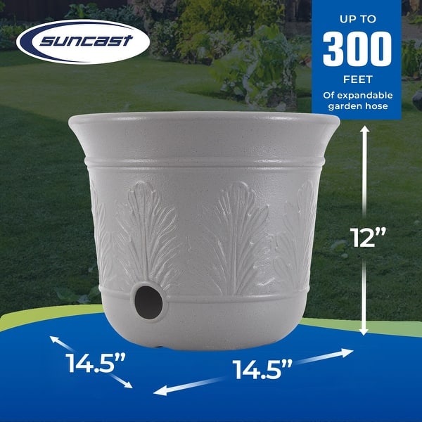 300' Hose Pot Gray - Suncast