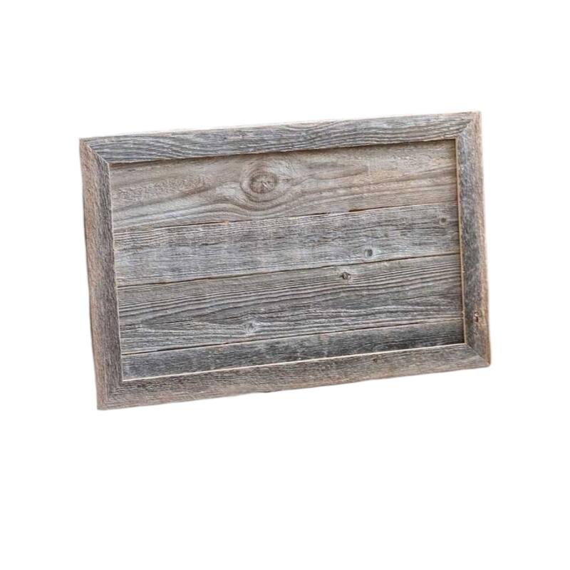 HomeRoots 18" Gray Distressed Wood Christmas Tree Collar - 17.7' X '11.6' X '3.1