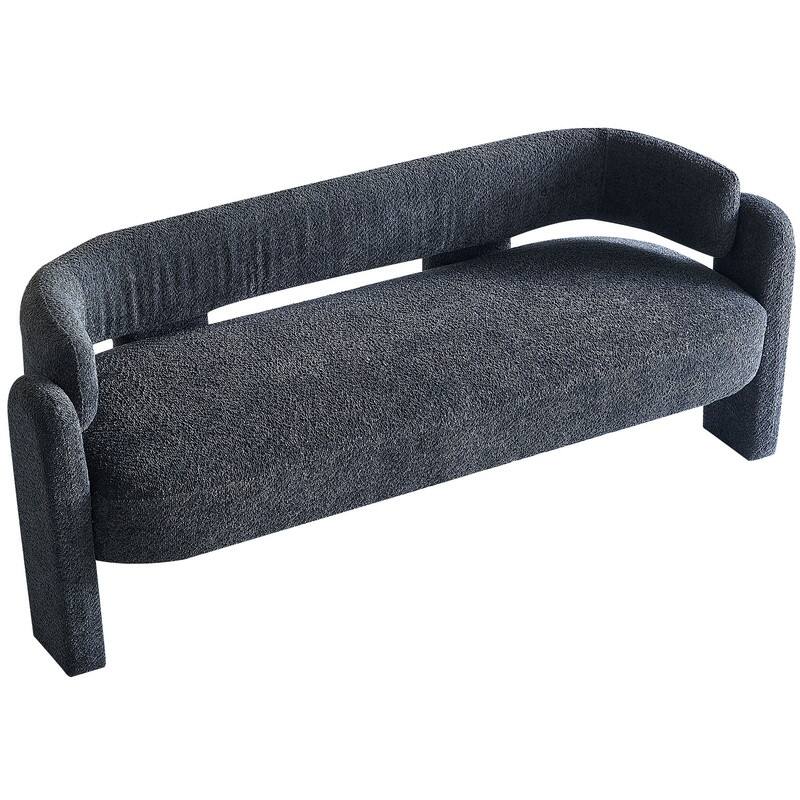 75" W Boucle Upholstery Modern Loveseat Sofa for Living Room