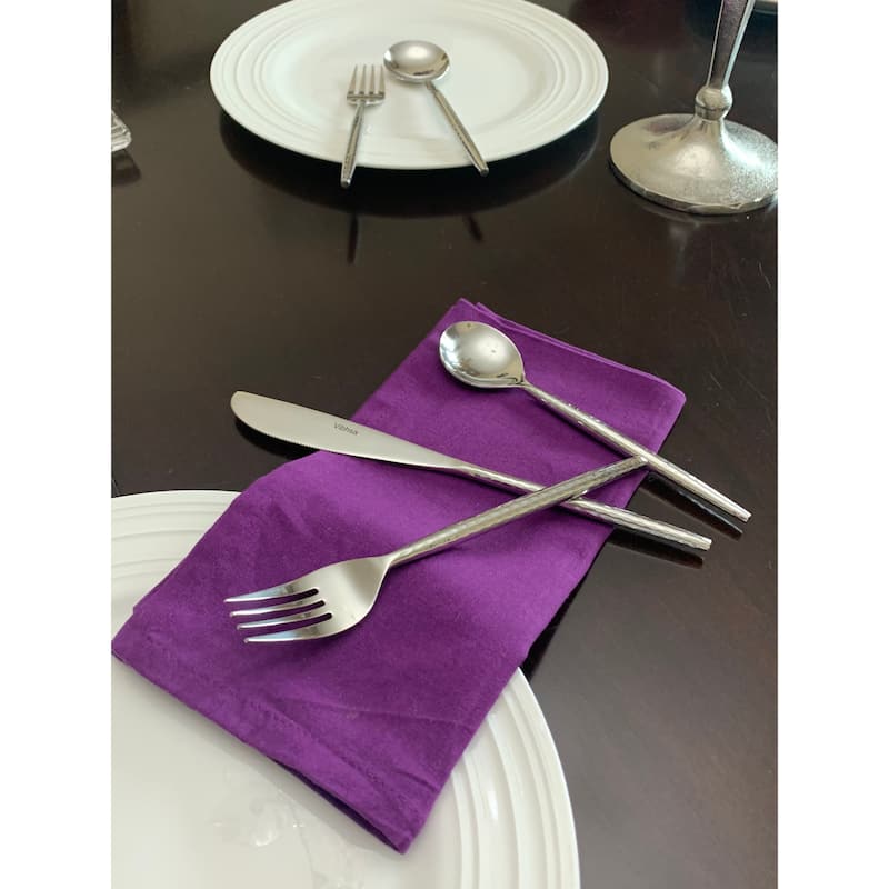 VIBHSA Flatware 36-Piece Set Dinner knives, Dinner Forks, Soup Spoons