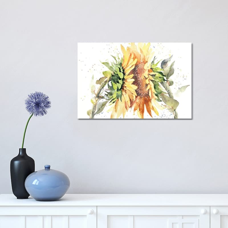iCanvas "Sunflowers" by Marina Ignatova Canvas Print - 12x18x1.5