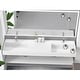 preview thumbnail 74 of 175, Juniper Stone Solid Surface Wall-mounted Vessel Sink 72" - White