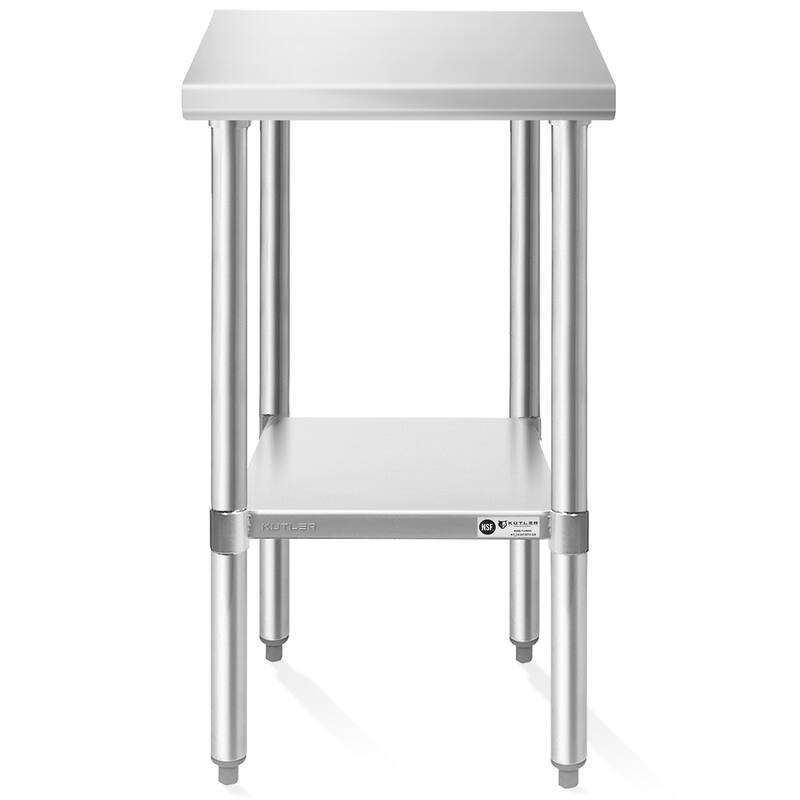 24 x 18in NSF Commercial Stainless Steel Table for Kitchen Prep Work - 24" x 18"