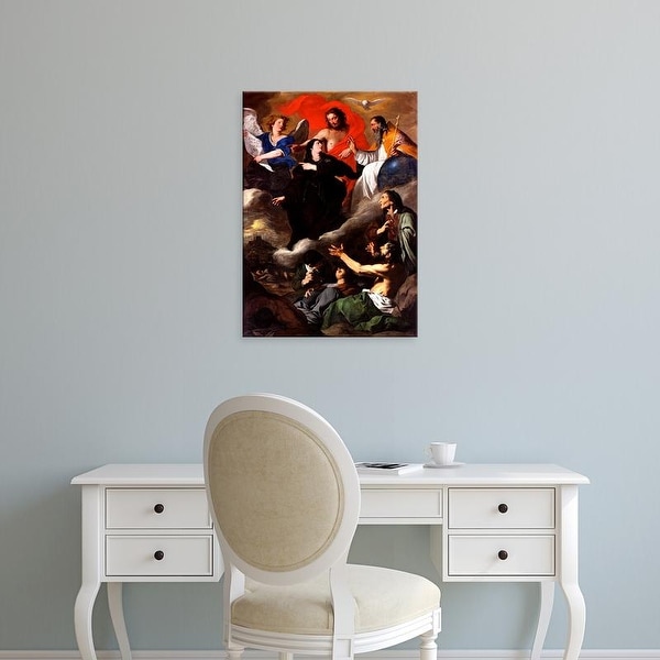 Easy Art Prints Pietro Novelli's 'Altarpiece of Santa Rosalia' Premium Canvas Art
